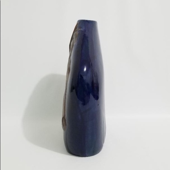 Hand Made Hand Painted Unique Vintage Chalkware Pottery Horse Vase - Picture 2 of 7